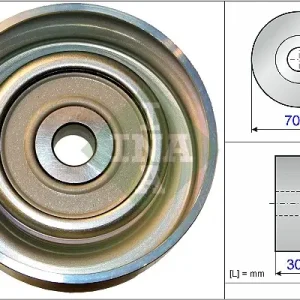 Schaeffler INA 532 0738 10 - Umlenk-/Führungsrolle, Keilrippenriemen Knallerangebot