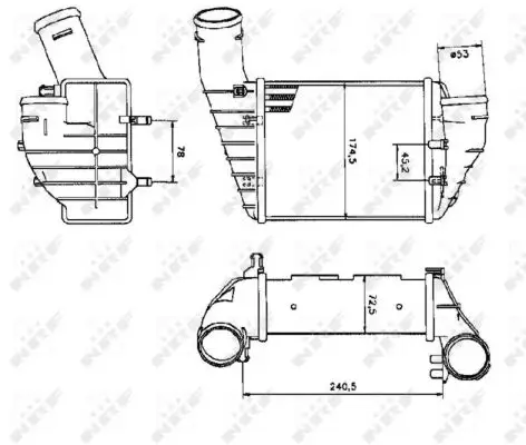 Preisknaller NRF 30131 - Ladeluftkühler