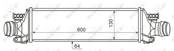 NRF 30345 - Ladeluftkühler Markenware