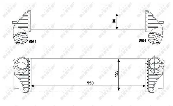 Beliebt NRF 30523 - Ladeluftkühler