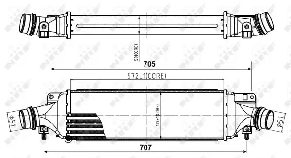 Mega-Angebot NRF 30780 - Ladeluftkühler