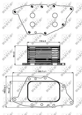 NRF 31287 - Ölkühler, Motoröl Bestseller