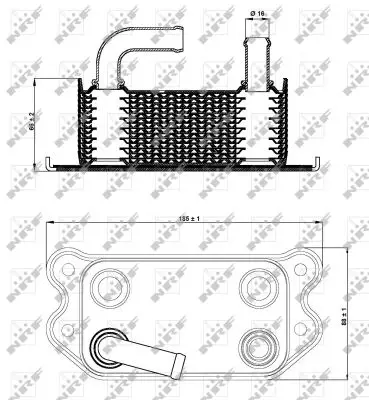 NRF 31296 - Ölkühler, Motoröl Top-Angebot