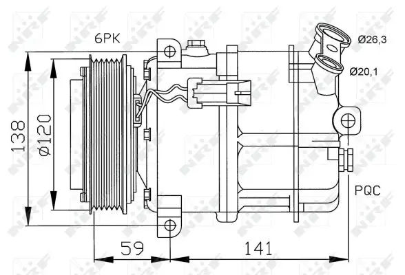 NRF 32191 - Kompressor, Klimaanlage - EASY FIT Knallerangebot