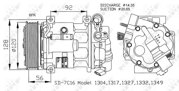 Beliebt NRF 32239 - Kompressor, Klimaanlage - EASY FIT