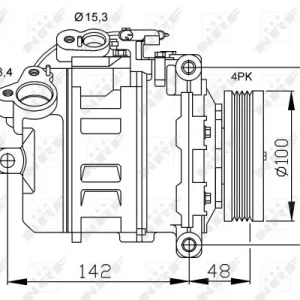 Versand Am Gleichen Tag NRF 32433 - Kompressor, Klimaanlage - EASY FIT