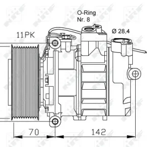 Versand Am Gleichen Tag NRF 32454 - Kompressor, Klimaanlage - EASY FIT