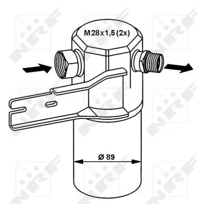 Markenprodukt NRF 33132 - Trockner, Klimaanlage - EASY FIT