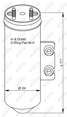 Meistverkauft NRF 33198 - Trockner, Klimaanlage - EASY FIT