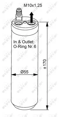 Angebot NRF 33206 - Trockner, Klimaanlage - EASY FIT