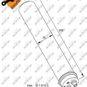 Begrenztes Angebot NRF 33300 - Trockner, Klimaanlage - EASY FIT