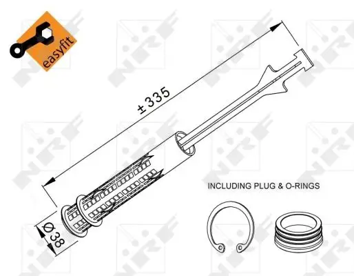 NRF 33359 - Trockner, Klimaanlage - EASY FIT Ausverkauf