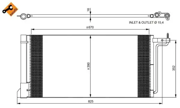 Direkt Vom Hersteller NRF 350051 - Kondensator, Klimaanlage - EASY FIT