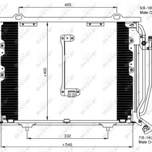 Direkt Vom Hersteller NRF 35215 - Kondensator, Klimaanlage - EASY FIT