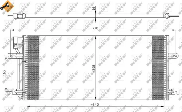 NRF 35316 - Kondensator, Klimaanlage - EASY FIT Jetzt Bestellen