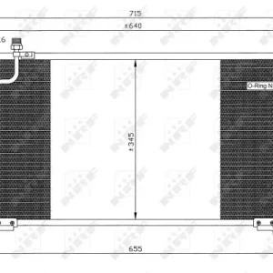Zertifiziert NRF 35374 - Kondensator, Klimaanlage - EASY FIT