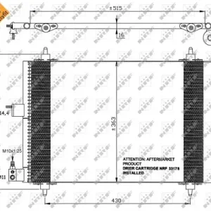 Angebot NRF 35414 - Kondensator, Klimaanlage - EASY FIT