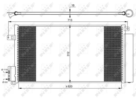 NRF 35750 - Kondensator, Klimaanlage - EASY FIT Top-Seller