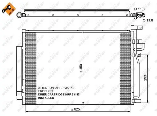 NRF 35775 - Kondensator, Klimaanlage - EASY FIT Meistverkauft