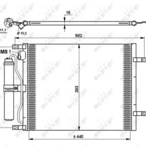 Direkt Vom Hersteller NRF 35783 - Kondensator, Klimaanlage - EASY FIT