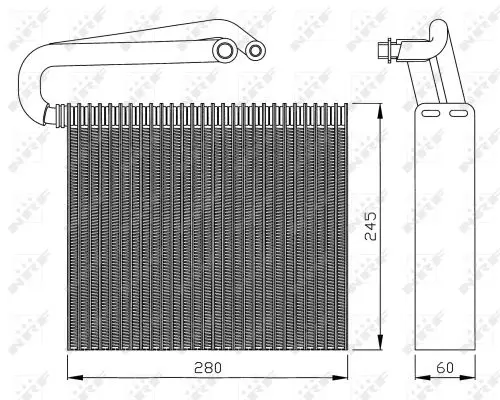 Bestpreis NRF 36110 - Verdampfer, Klimaanlage - EASY FIT