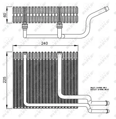 NRF 36151 - Verdampfer, Klimaanlage - EASY FIT Online Kaufen