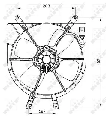 Neue Kollektion NRF 47042 - Lüfter, Motorkühlung