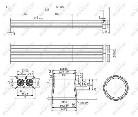 Preisreduziert NRF 48104 - Kühler, Abgasrückführung - EASY FIT