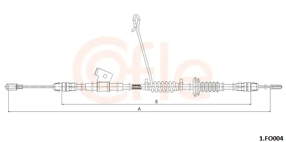 COFLE 1.FO004 - Seilzug, Feststellbremse Nur Heute
