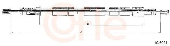 Letzte Chance COFLE 10.6021 - Seilzug, Feststellbremse