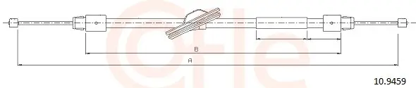 COFLE 10.9459 - Seilzug, Feststellbremse Sichere Zahlung