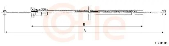 Expressversand COFLE 13.0101 - Motorhaubenzug