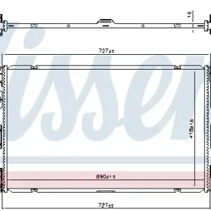 NISSENS 606022 - Kühler, Motorkühlung Saisonangebot