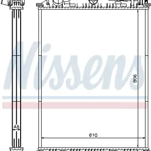 NISSENS 614400 - Kühler, Motorkühlung Finale Aktion
