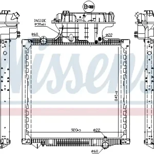 NISSENS 628757 - Kühler, Motorkühlung Echt