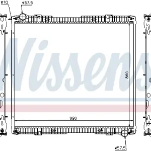 Mega-Angebot NISSENS 64067A - Kühler, Motorkühlung
