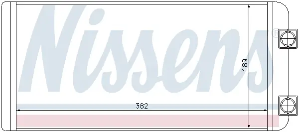 Ausverkauf NISSENS 73643 - Wärmetauscher, Innenraumheizung