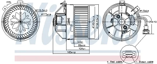 NISSENS 87704 - Innenraumgebläse Sonderaktion
