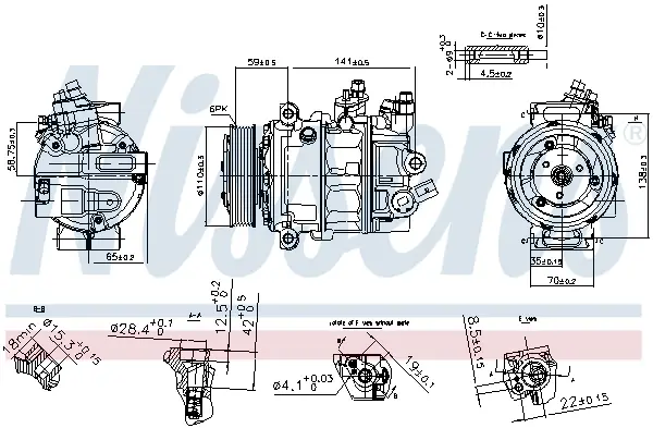 Top-Angebot NISSENS 890754 - Kompressor, Klimaanlage - ** FIRST FIT **