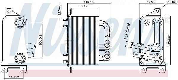 Begrenztes Angebot NISSENS 90833 - Ölkühler, Automatikgetriebe - ** FIRST FIT **