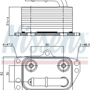 Must-Have NISSENS 90899 - Ölkühler, Motoröl