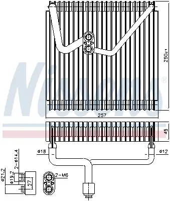 Geprüft NISSENS 92339 - Verdampfer, Klimaanlage