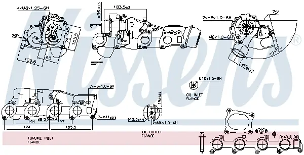 NISSENS 93433 - Lader, Aufladung - ** FACTORY NEW ** Zertifiziert