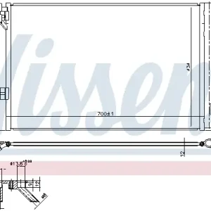 Sichere Zahlung NISSENS 940732 - Kondensator, Klimaanlage - ** FIRST FIT **
