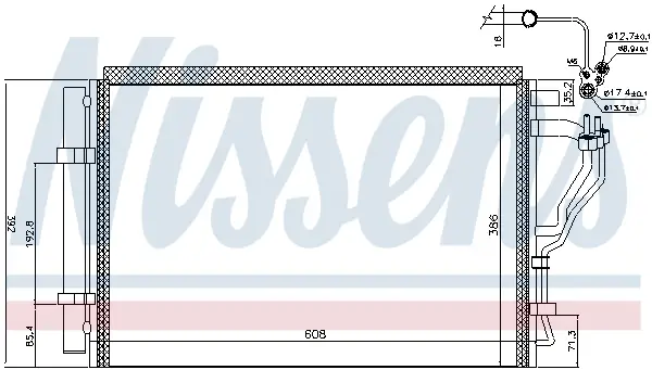 NISSENS 941126 - Kondensator, Klimaanlage Knallerangebot