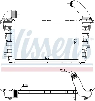 NISSENS 96586 - Ladeluftkühler - ** FIRST FIT ** Solange Der Vorrat Reicht