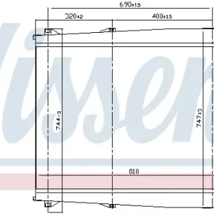 Neue Ware NISSENS 97028 - Ladeluftkühler