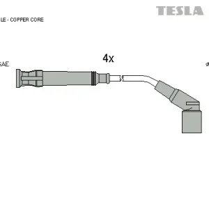 TESLA T781C - Zündleitungssatz Schneller Versand
