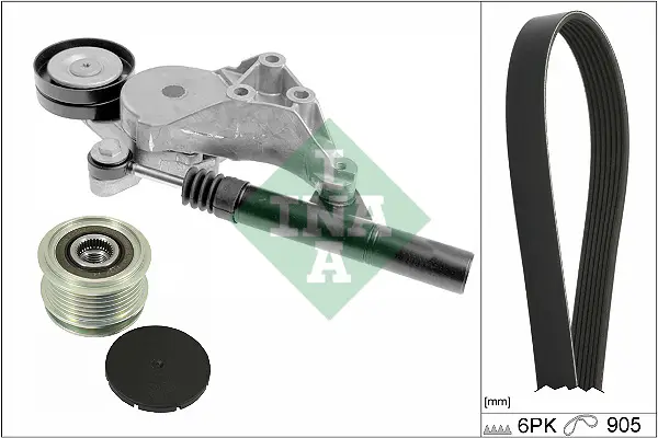 Schaeffler INA 529 0513 20 - Keilrippenriemensatz Nur Heute