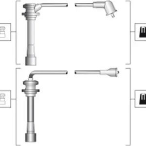 Expressversand MAGNETI MARELLI 941318111278 - Zündleitungssatz